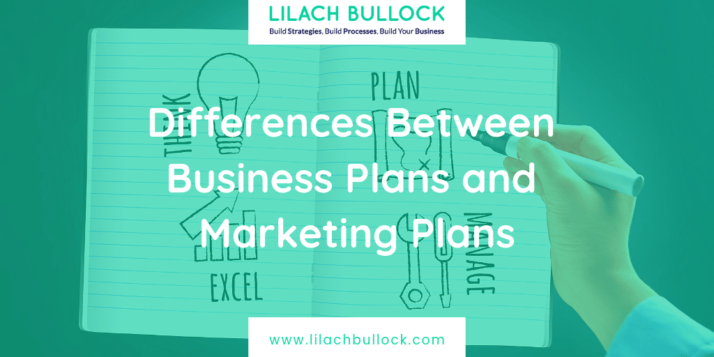 difference between a business plan and marketing plan