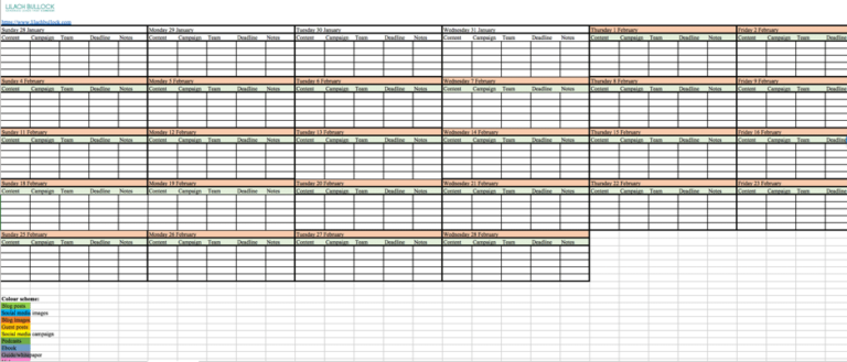 How to Create a Content Marketing Calendar [FREE Template]