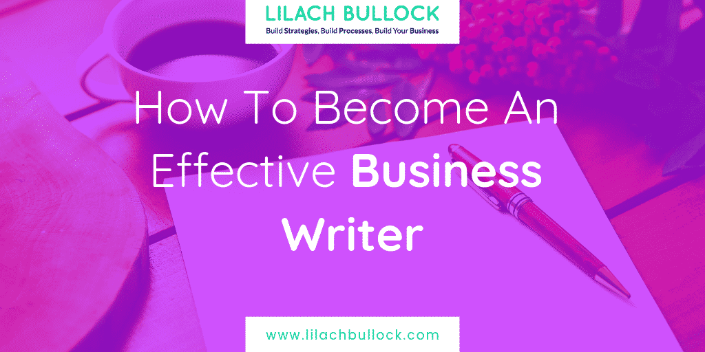 how to be a business writer